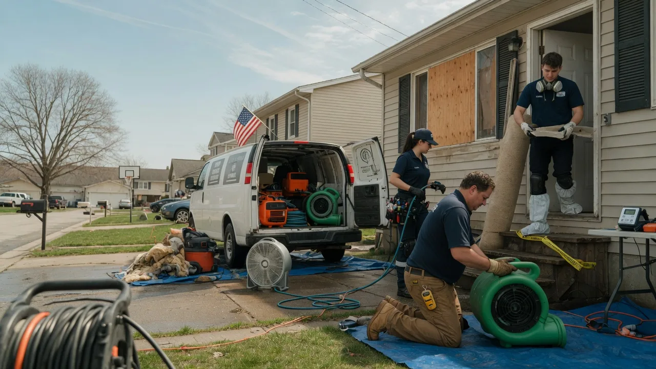 Water Damage Restoration in Union Center, WI near me